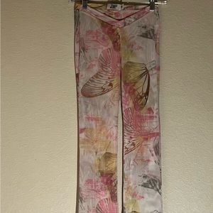 Tiger Mist Butterfly Bootcut Pants